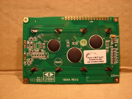 RC1604A-YHY-ESX, kijelző - Árwill Elektronic