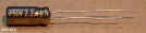 2,2uF, 50V, LOW ESR, elektrolit kondenzátor 2,2uF, 50V, LOW ESR, elektrolit kondenzátor