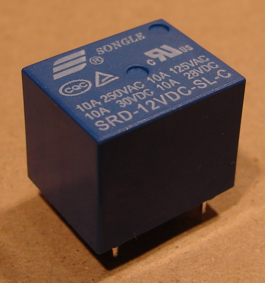 SRD12VDCSLC relé, 12V, 10A Árwill Elektronic