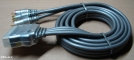 Scart - 2 RCA S-video kábel, 1,5m Scart - 2 RCA S-video kábel, 1,5m